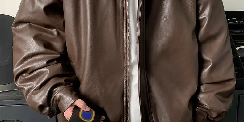 Oversize Lederjacke Men 