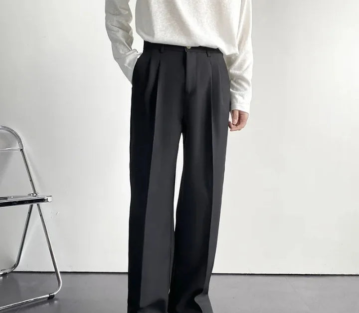 Baggy Anzughose Schwarz