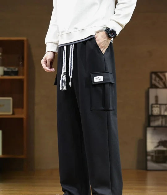 Baggy Jogginghose Herren Schwarz