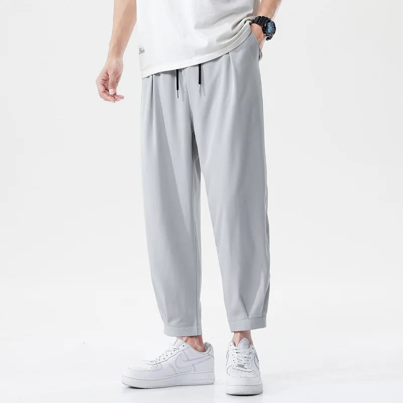 Baggy Leinenhose Männer