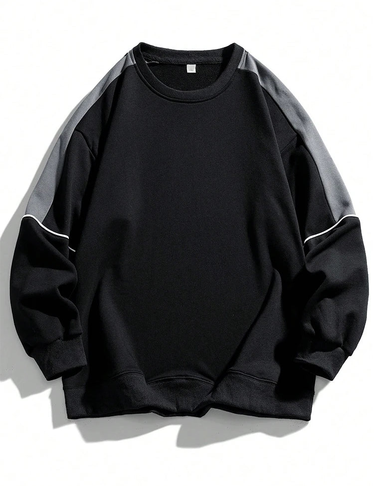 Baggy Oversized Sweatshirt Schwarz