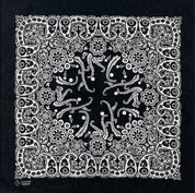 Bandana Schal Schwarz