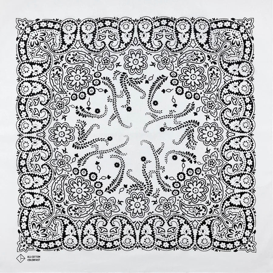 Bandana Schal Weiß