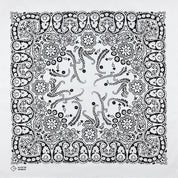Bandana Schal Weiß