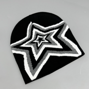 Beanie With Star Schwarz
