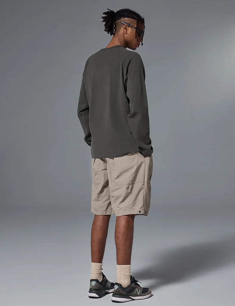 Cotton Oversized Sweatshirt Grau