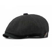 Flat Cap Men Schwarz