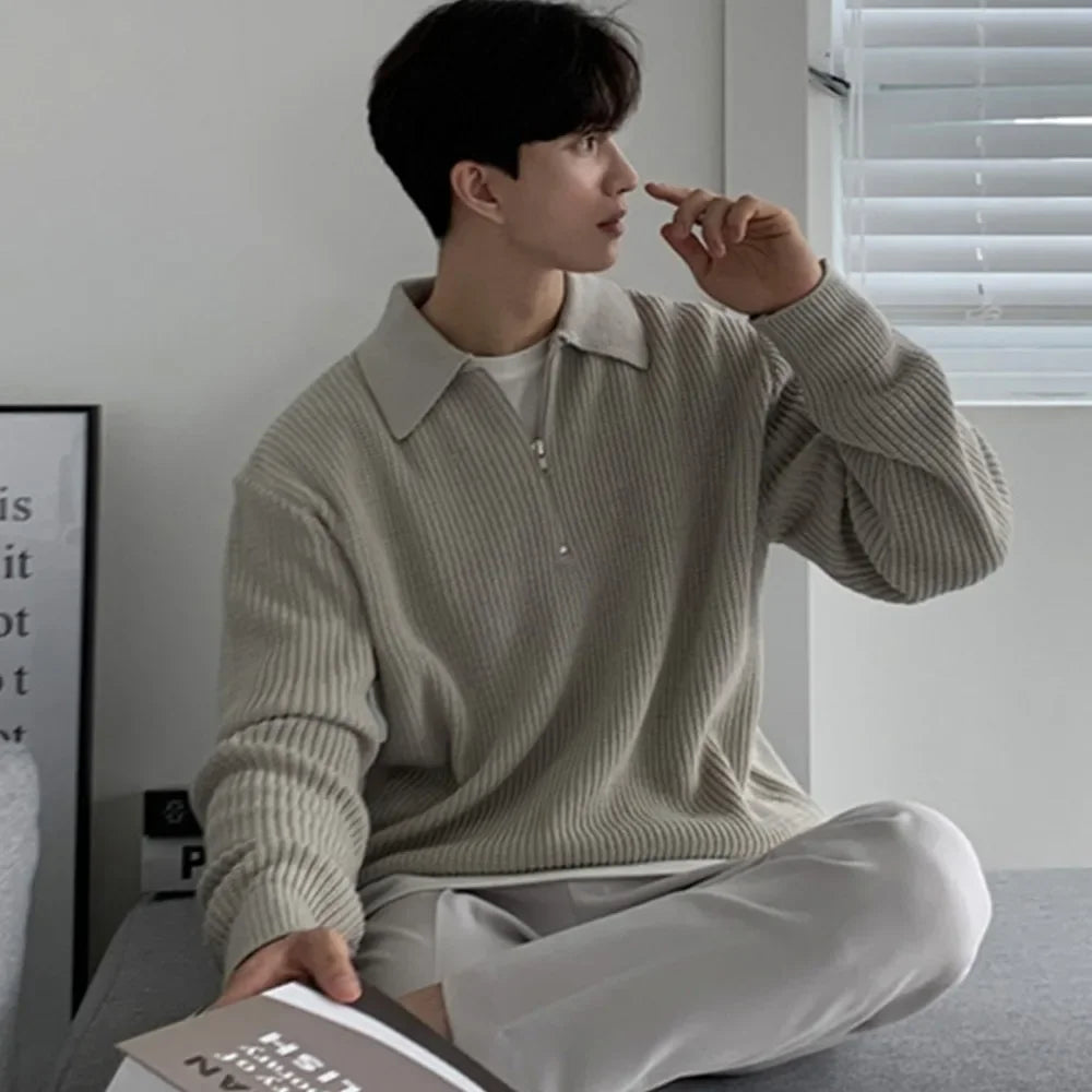 Fleece Sweatshirt Polo