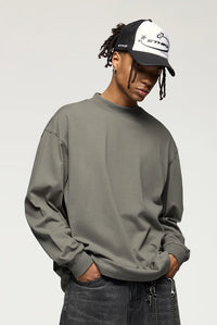 Herren Oversize Sweatshirt Grau