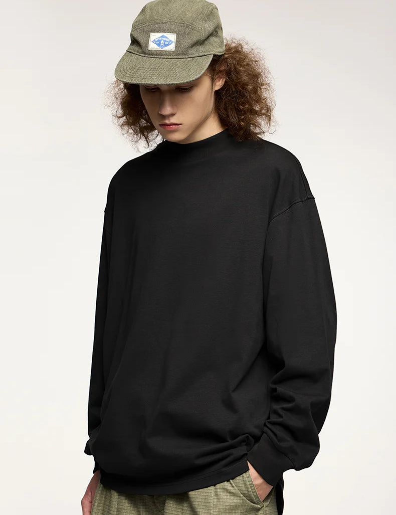 Herren Oversize Sweatshirt Schwarz