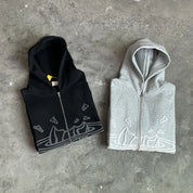 Y2K Zip Up Hoodie