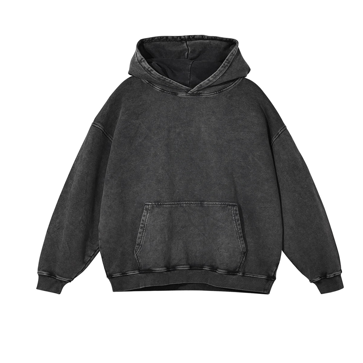 Oversize Hoodie Herren Grau