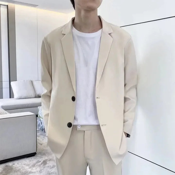 Oversize Anzug Beige