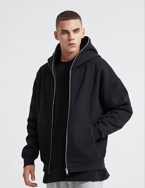 Oversized Sweatshirt Jacke Herren