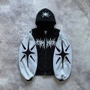 Oversized Zip Up Hoodie Y2K