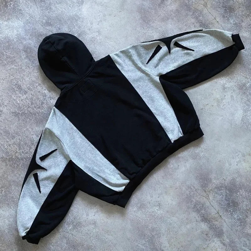 Oversized Zip Up Hoodie Y2K