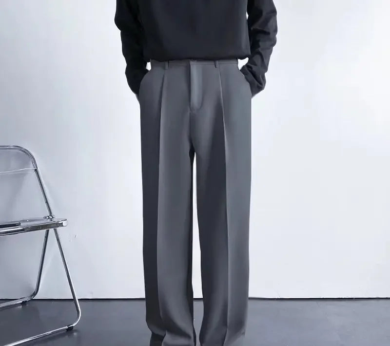 Baggy Anzughose Schwarz