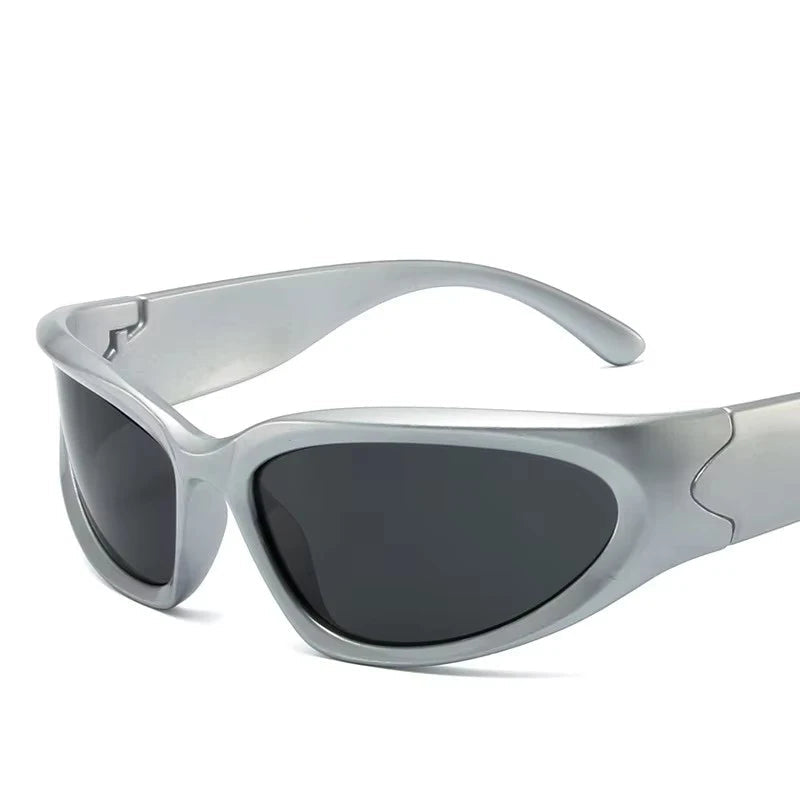 Y2K Sonnenbrille Schwarz