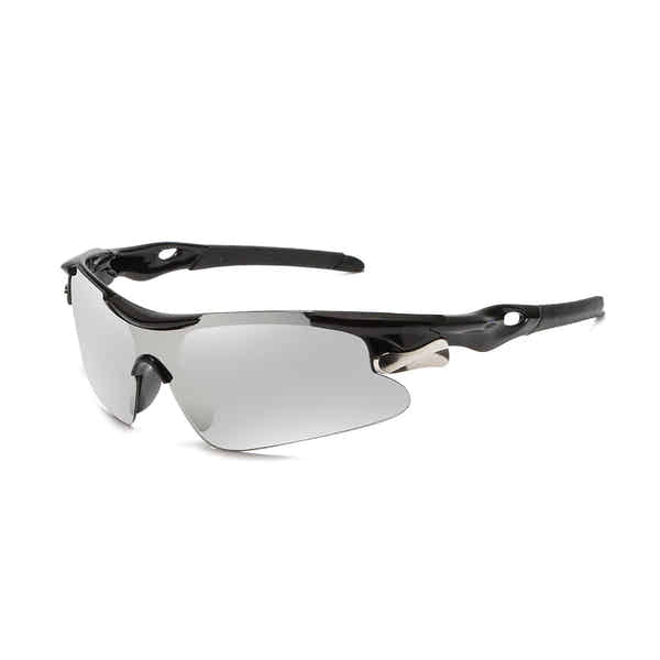 sport sonnenbrille verspiegelt Verspiegelte Sonnenbrille One Piece Oversized Sport-Sonnenbrille „Kenny Powers“ – Verspiegelt, UV400, Wrap-Style Für Rad & Baseball Savile Row Brille