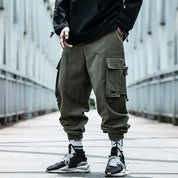 Techwear Hose Männer Grün