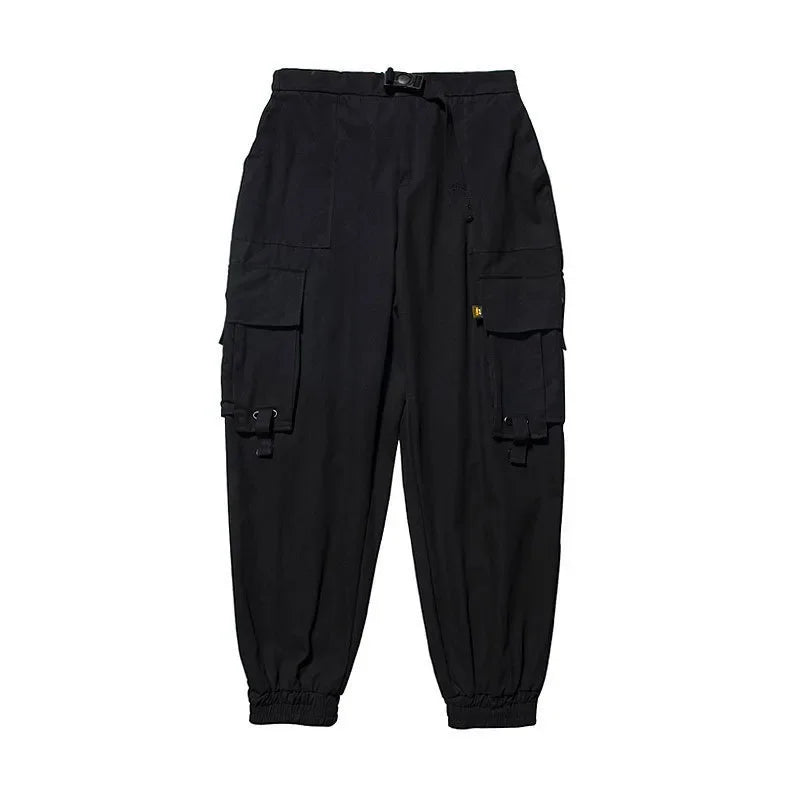 Techwear Hose Männer Schwarz
