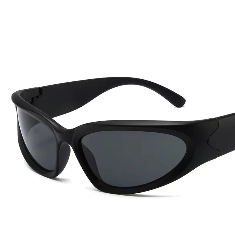 Y2K Sonnenbrille Schwarz