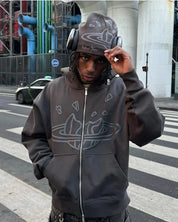 Y2K Zip Up Hoodie
