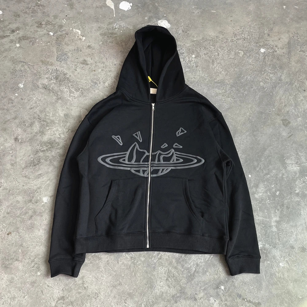 Y2K Zip Up Hoodie