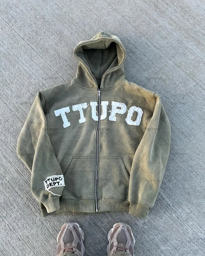Zip Up Hoodie Y2K